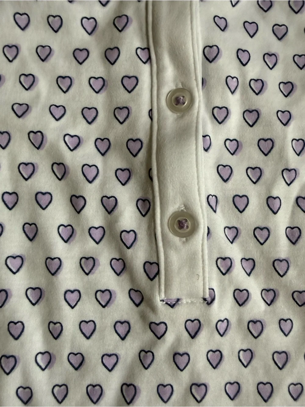 Roller Rabbit 100% Pima Cotton Kids heart pajama set long sleeve like new